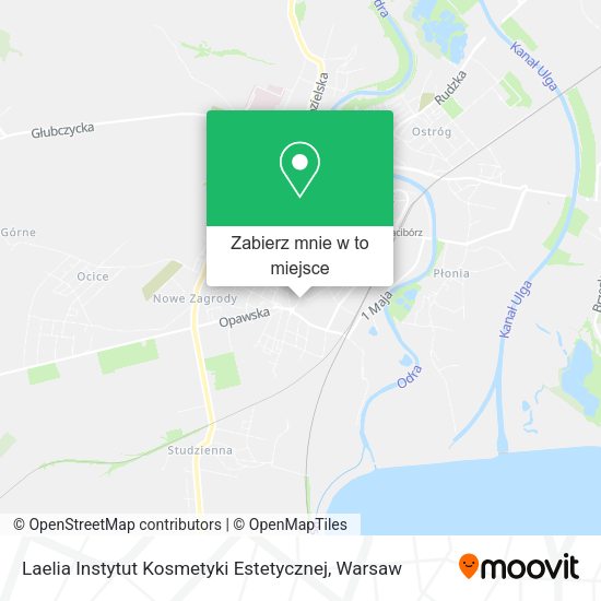 Mapa Laelia Instytut Kosmetyki Estetycznej