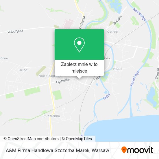 Mapa A&M Firma Handlowa Szczerba Marek