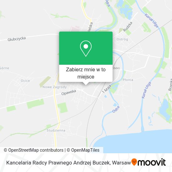 Mapa Kancelaria Radcy Prawnego Andrzej Buczek