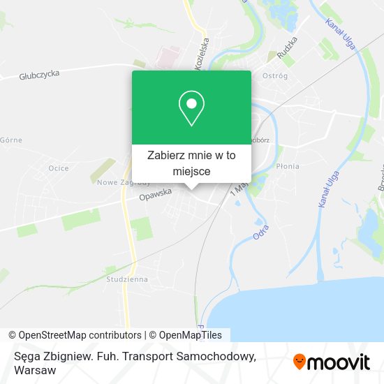 Mapa Sęga Zbigniew. Fuh. Transport Samochodowy