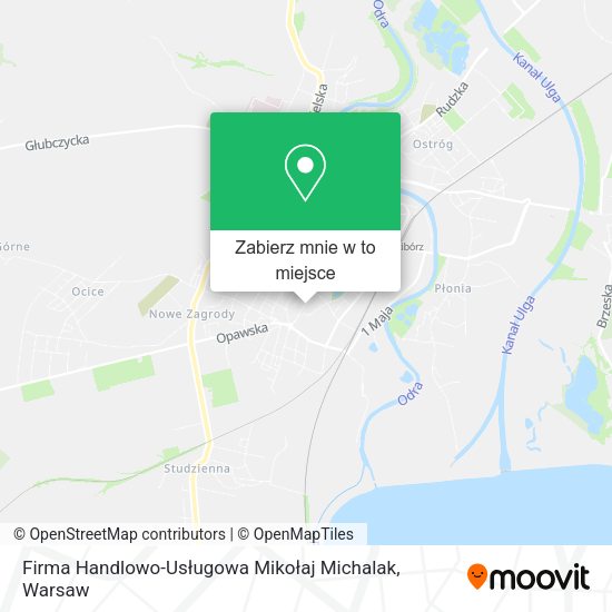 Mapa Firma Handlowo-Usługowa Mikołaj Michalak