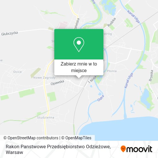 Mapa Rakon Panstwowe Przedsiębiorstwo Odzieżowe