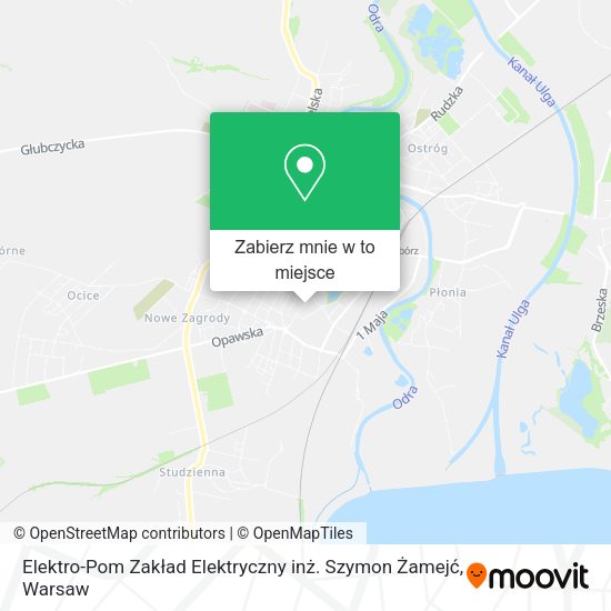 Mapa Elektro-Pom Zakład Elektryczny inż. Szymon Żamejć