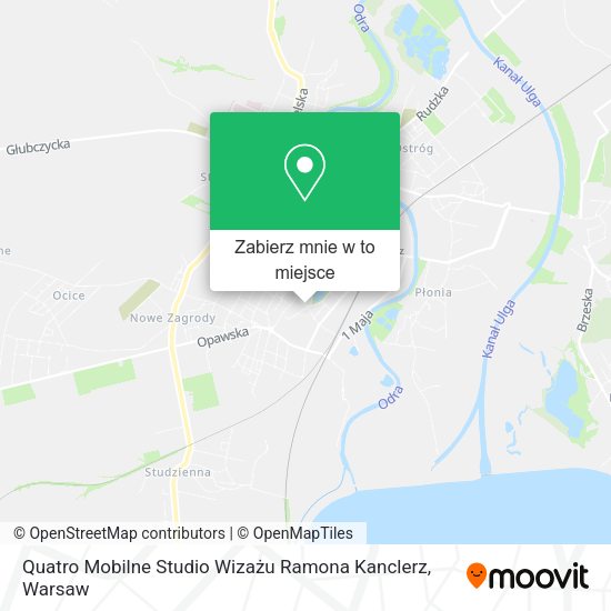 Mapa Quatro Mobilne Studio Wizażu Ramona Kanclerz