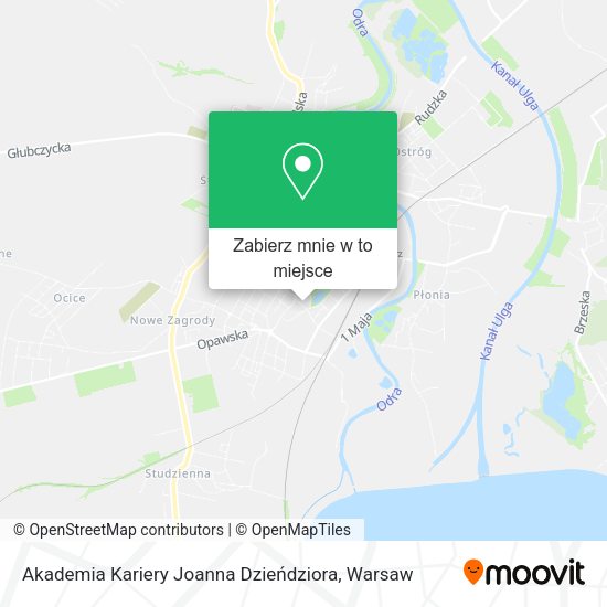 Mapa Akademia Kariery Joanna Dzieńdziora