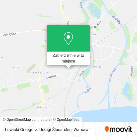 Mapa Lewicki Grzegorz. Usługi Ślusarskie