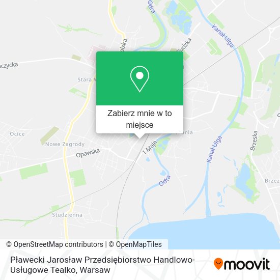 Mapa Pławecki Jarosław Przedsiębiorstwo Handlowo-Usługowe Tealko