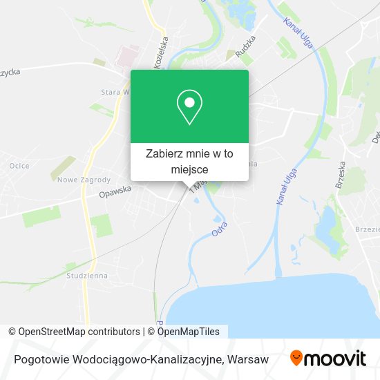 Mapa Pogotowie Wodociągowo-Kanalizacyjne