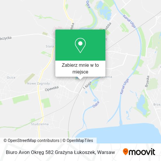 Mapa Biuro Avon Okręg 582 Grażyna Łukoszek