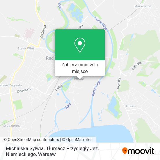 Mapa Michalska Sylwia. Tłumacz Przysięgły Jęz. Niemieckiego