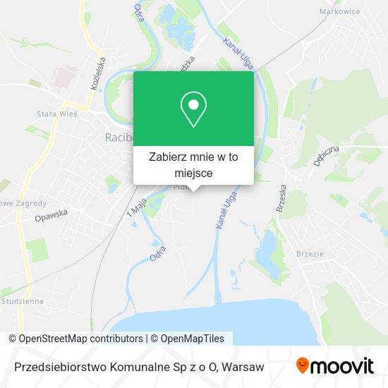 Mapa Przedsiebiorstwo Komunalne Sp z o O