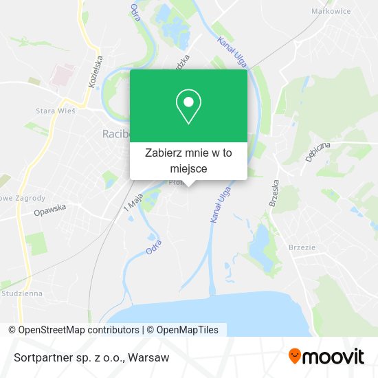 Mapa Sortpartner sp. z o.o.