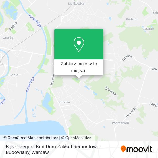 Mapa Bąk Grzegorz Bud-Dom Zakład Remontowo-Budowlany