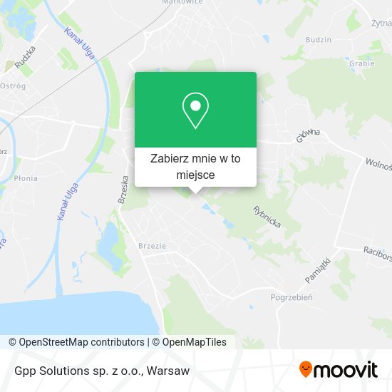 Mapa Gpp Solutions sp. z o.o.