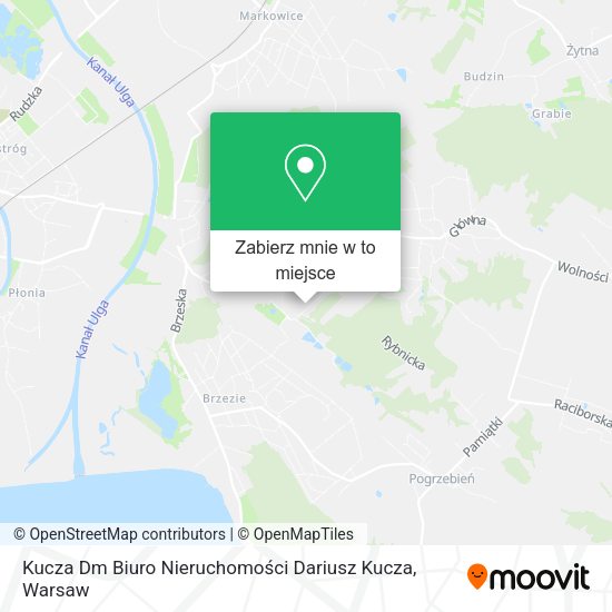 Mapa Kucza Dm Biuro Nieruchomości Dariusz Kucza