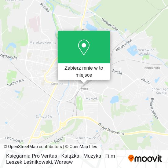 Mapa Księgarnia Pro Veritas - Książka - Muzyka - Film - Leszek Leśnikowski