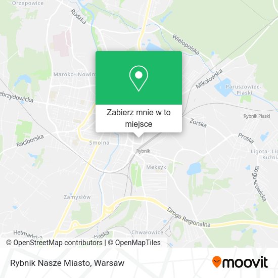 Mapa Rybnik Nasze Miasto