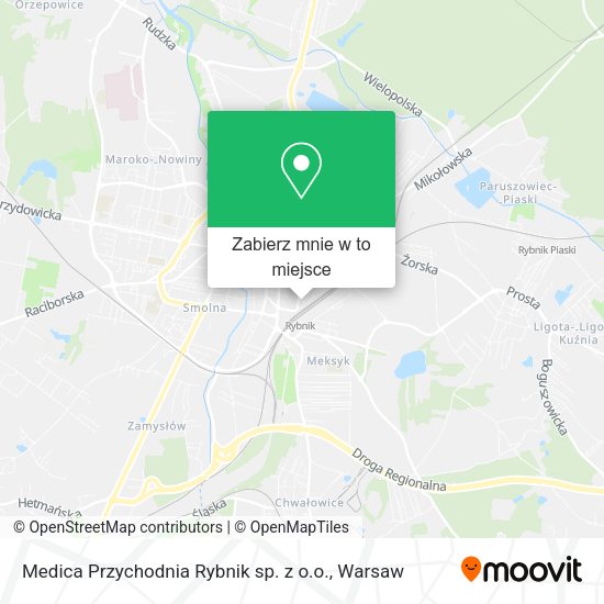 Mapa Medica Przychodnia Rybnik sp. z o.o.