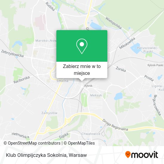 Mapa Klub Olimpijczyka Sokolnia