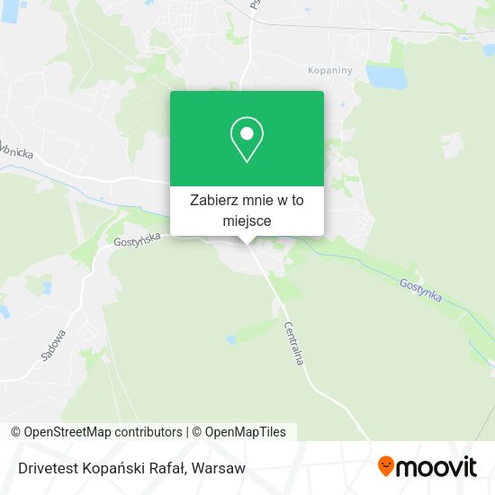 Mapa Drivetest Kopański Rafał