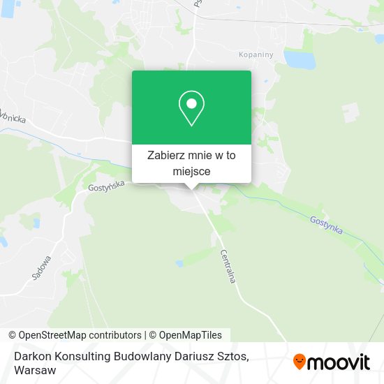 Mapa Darkon Konsulting Budowlany Dariusz Sztos