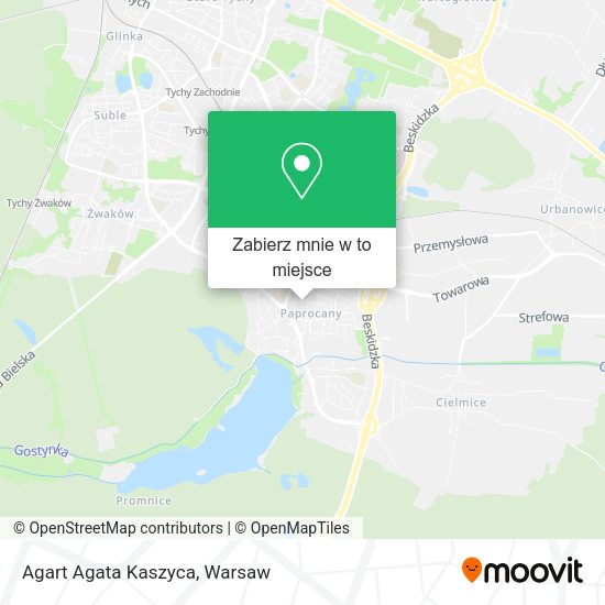 Mapa Agart Agata Kaszyca