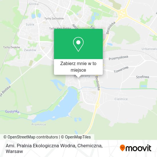 Mapa Ami. Pralnia Ekologiczna Wodna, Chemiczna