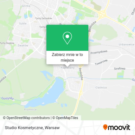 Mapa Studio Kosmetyczne