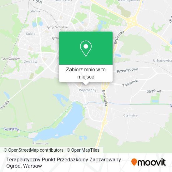 Mapa Terapeutyczny Punkt Przedszkolny Zaczarowany Ogród