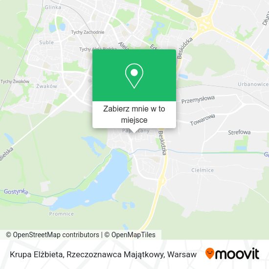 Mapa Krupa Elżbieta, Rzeczoznawca Majątkowy