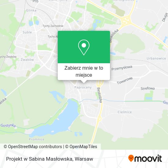 Mapa Projekt w Sabina Masłowska