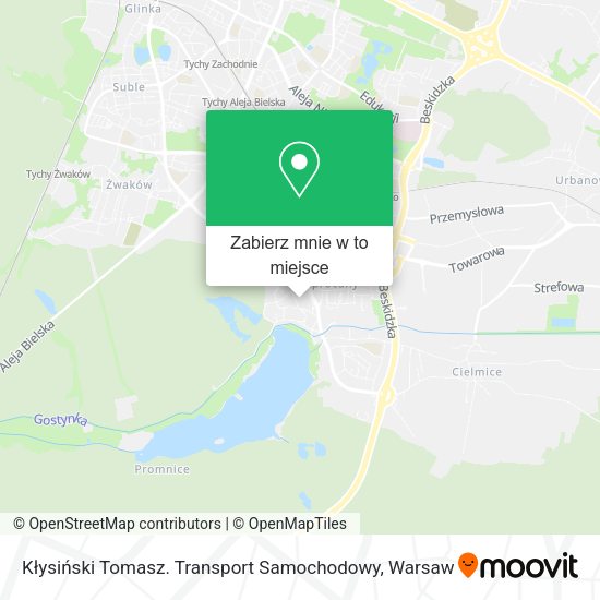 Mapa Kłysiński Tomasz. Transport Samochodowy