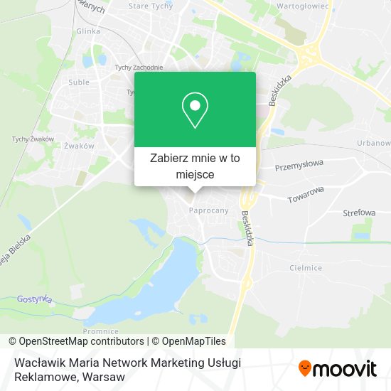 Mapa Wacławik Maria Network Marketing Usługi Reklamowe