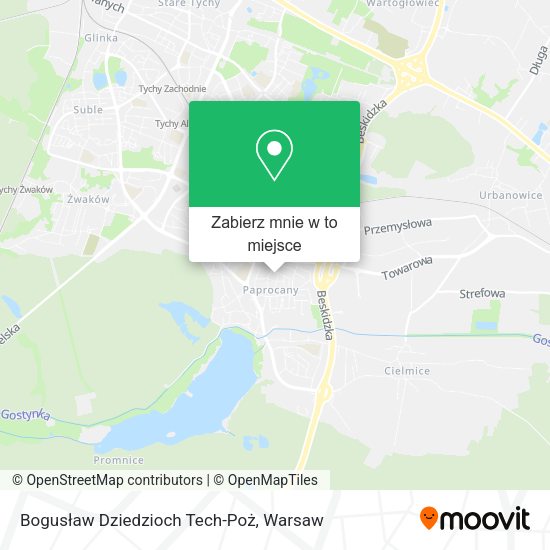 Mapa Bogusław Dziedzioch Tech-Poż