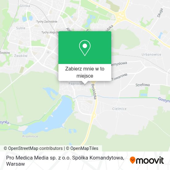 Mapa Pro Medica Media sp. z o.o. Spółka Komandytowa