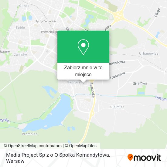 Mapa Media Project Sp z o O Spolka Komandytowa