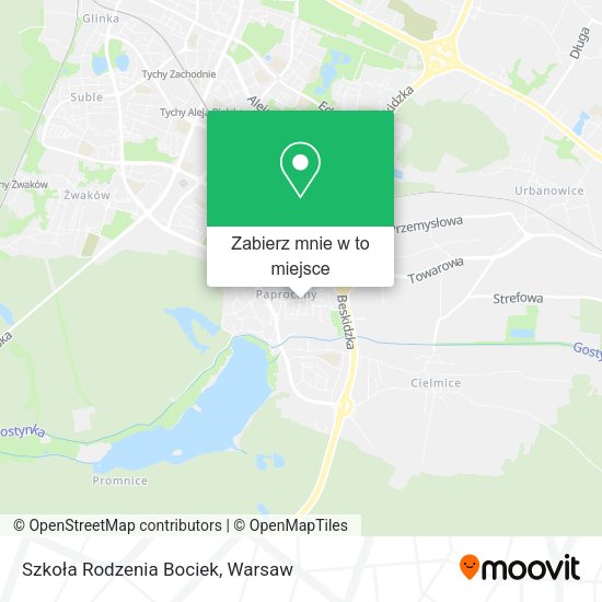 Mapa Szkoła Rodzenia Bociek