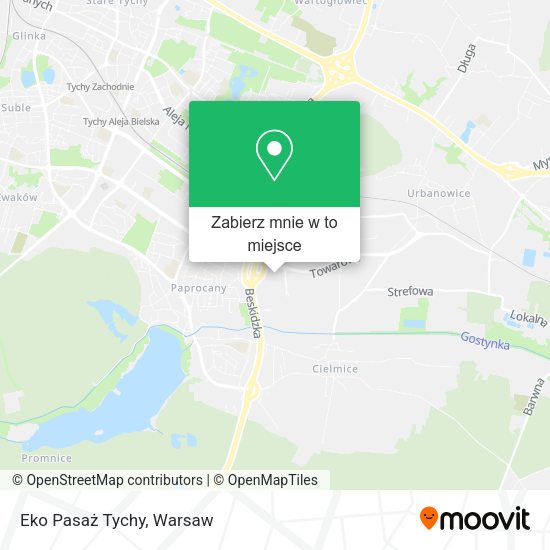 Mapa Eko Pasaż Tychy