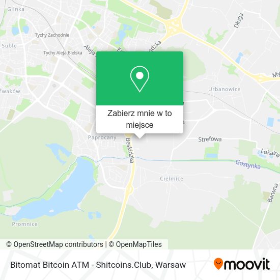 Mapa Bitomat Bitcoin ATM - Shitcoins.Club