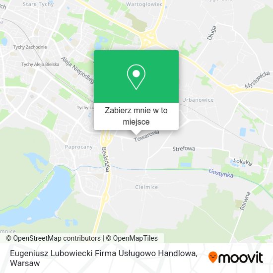 Mapa Eugeniusz Lubowiecki Firma Usługowo Handlowa