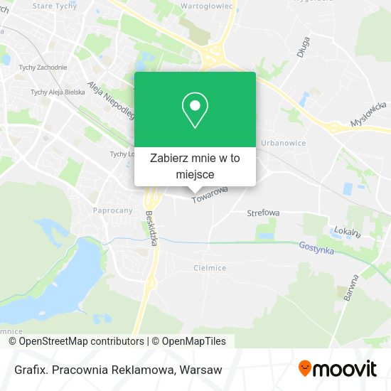 Mapa Grafix. Pracownia Reklamowa