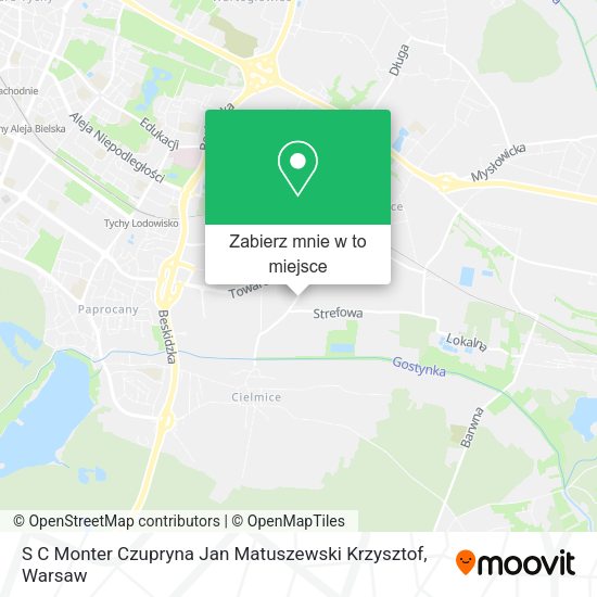 Mapa S C Monter Czupryna Jan Matuszewski Krzysztof