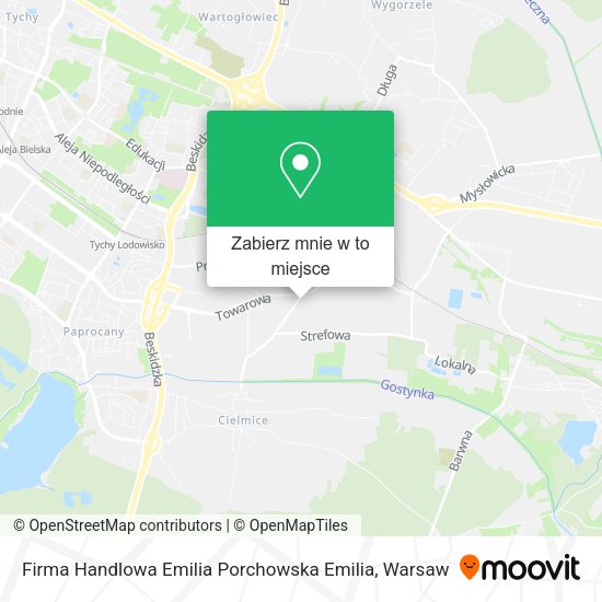 Mapa Firma Handlowa Emilia Porchowska Emilia