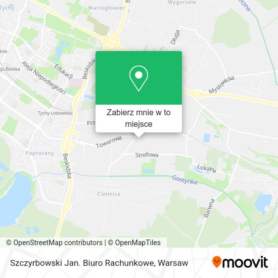 Mapa Szczyrbowski Jan. Biuro Rachunkowe