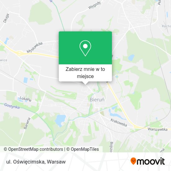 Mapa ul. Oświęcimska