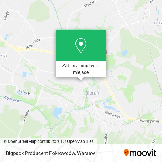 Mapa Bigpack Producent Pokrowców