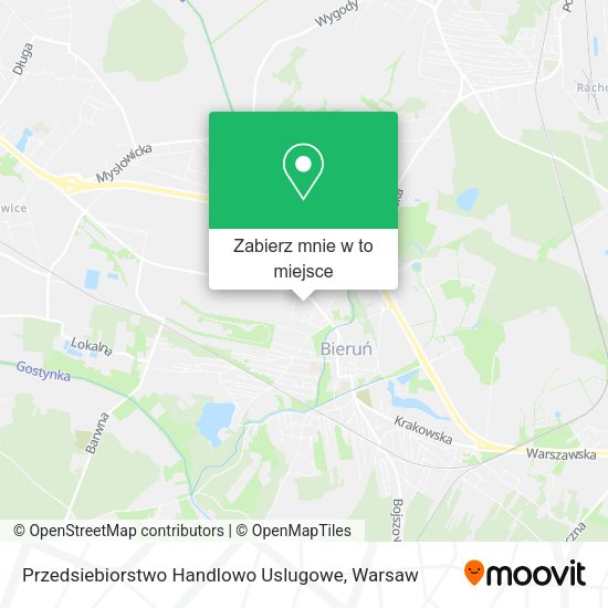 Mapa Przedsiebiorstwo Handlowo Uslugowe