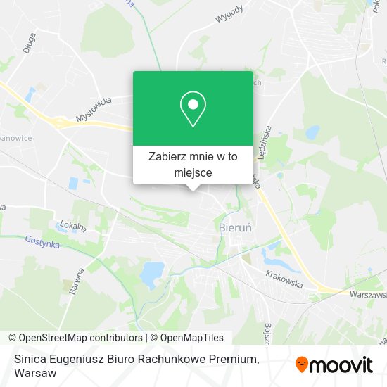 Mapa Sinica Eugeniusz Biuro Rachunkowe Premium