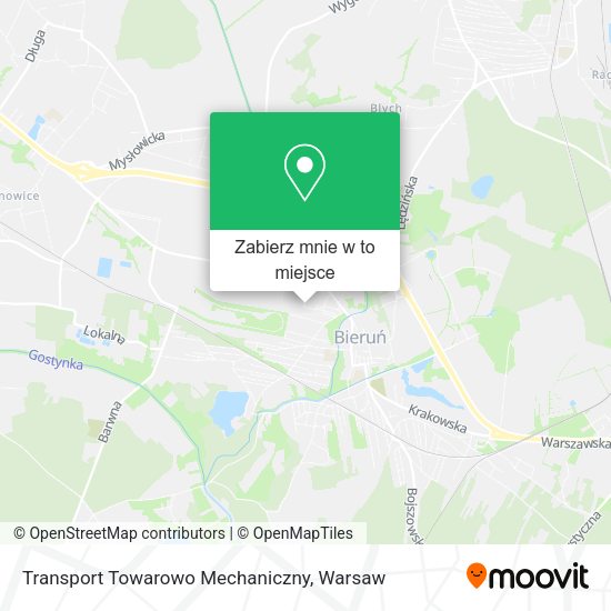 Mapa Transport Towarowo Mechaniczny