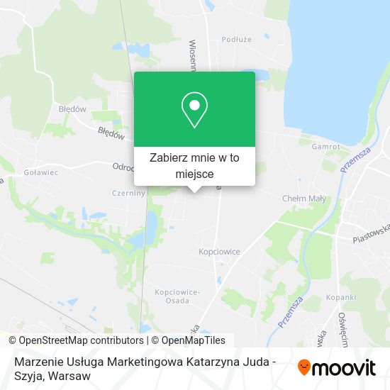 Mapa Marzenie Usługa Marketingowa Katarzyna Juda - Szyja